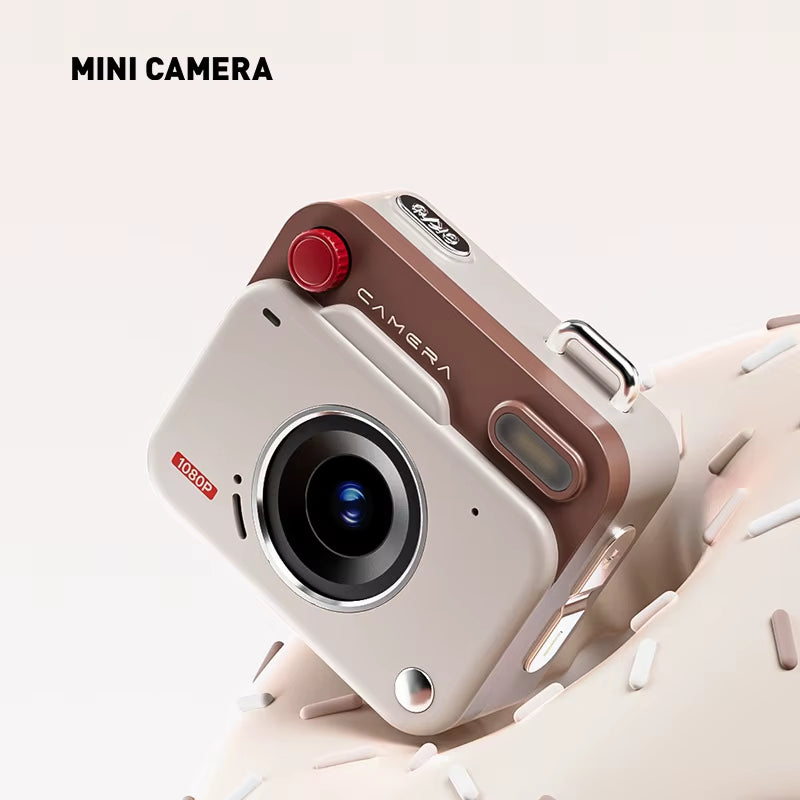 Mini Thumb Pocket CCD Digital Camera HD Retro Camera Portable Keychain Camera Outdoor Travel Photo Recorder Gift Y6000