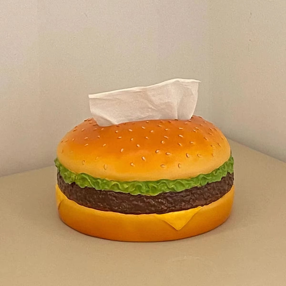 Hamburger Tissue Box Creative American Retro Living Room Tissue Box Home Fun Decoration Ornaments Napkin Holder